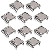 AITIAO 10Pcs Mini MP3 Player Audio Module MP3 Voice Decode Board DFPlayer Audio Voice Music Module Supporting TF Card U-Disk IO/Serial Port/AD for AVR, MSP430, and Other MCUs