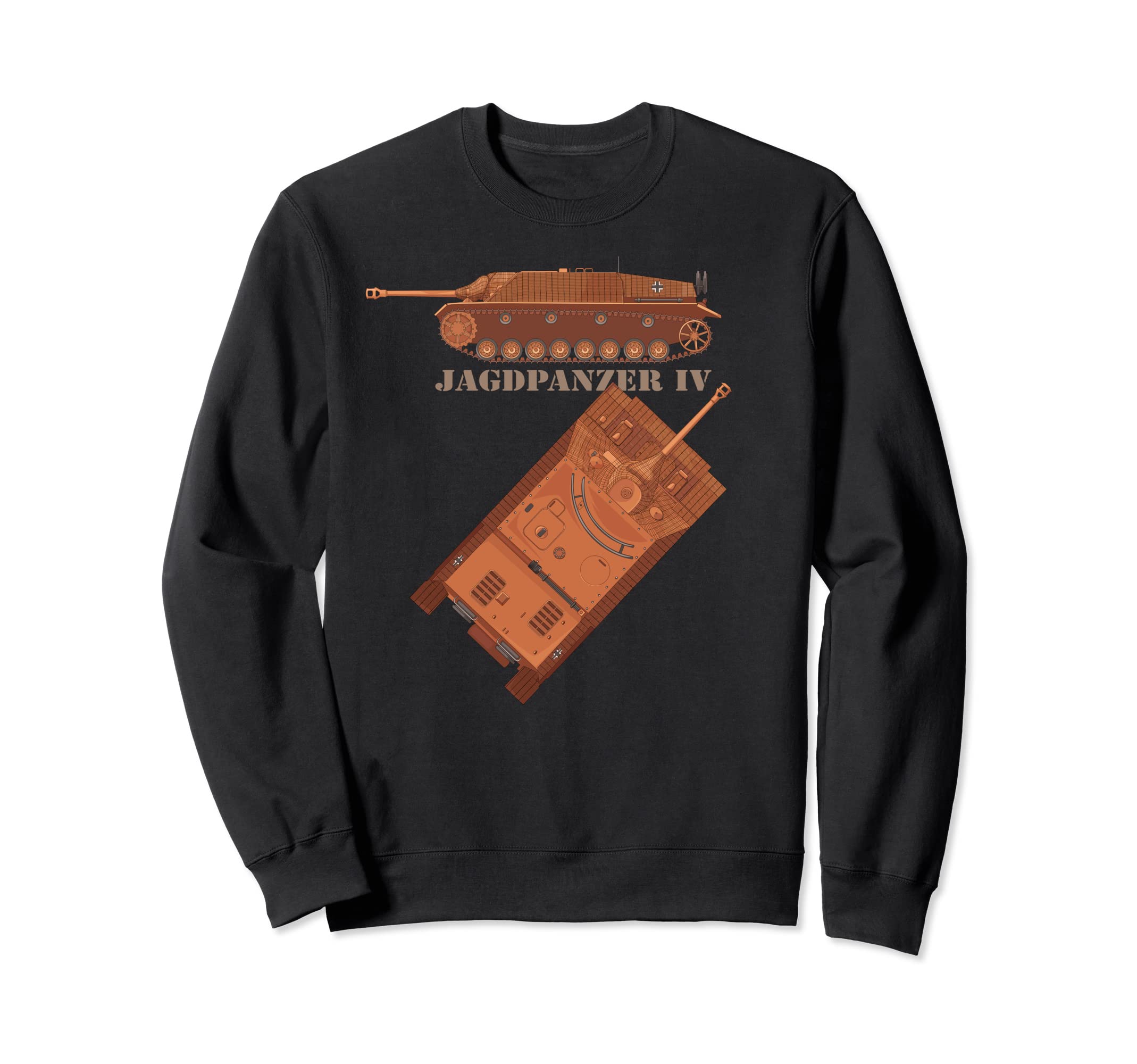 Jagdpanzer IV German military WW2 Tank Destroyer Diagram Sweatshirt