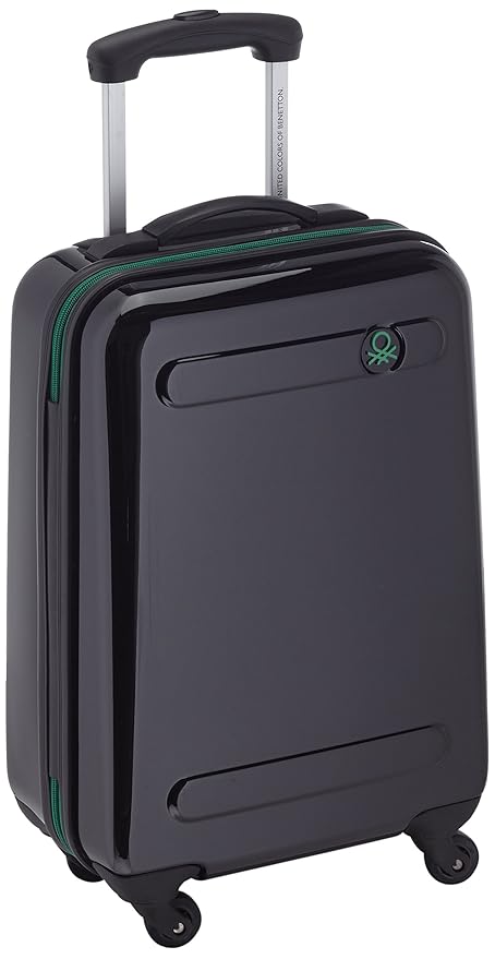 Benetton Maleta Con Ruedas SLASH_58373346_NEGRO 41 L: Amazon ...