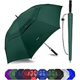 Baraida 54/62/68/72 Inch Large Golf Umbrella Windproof Auto Open for Rain | Vented Double Canopy, Heavy-duty, Rainproof, Big Umbrellas for Rain