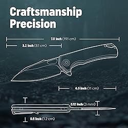 Guardian Eagle Folding Pocket Knife for Men - EDC