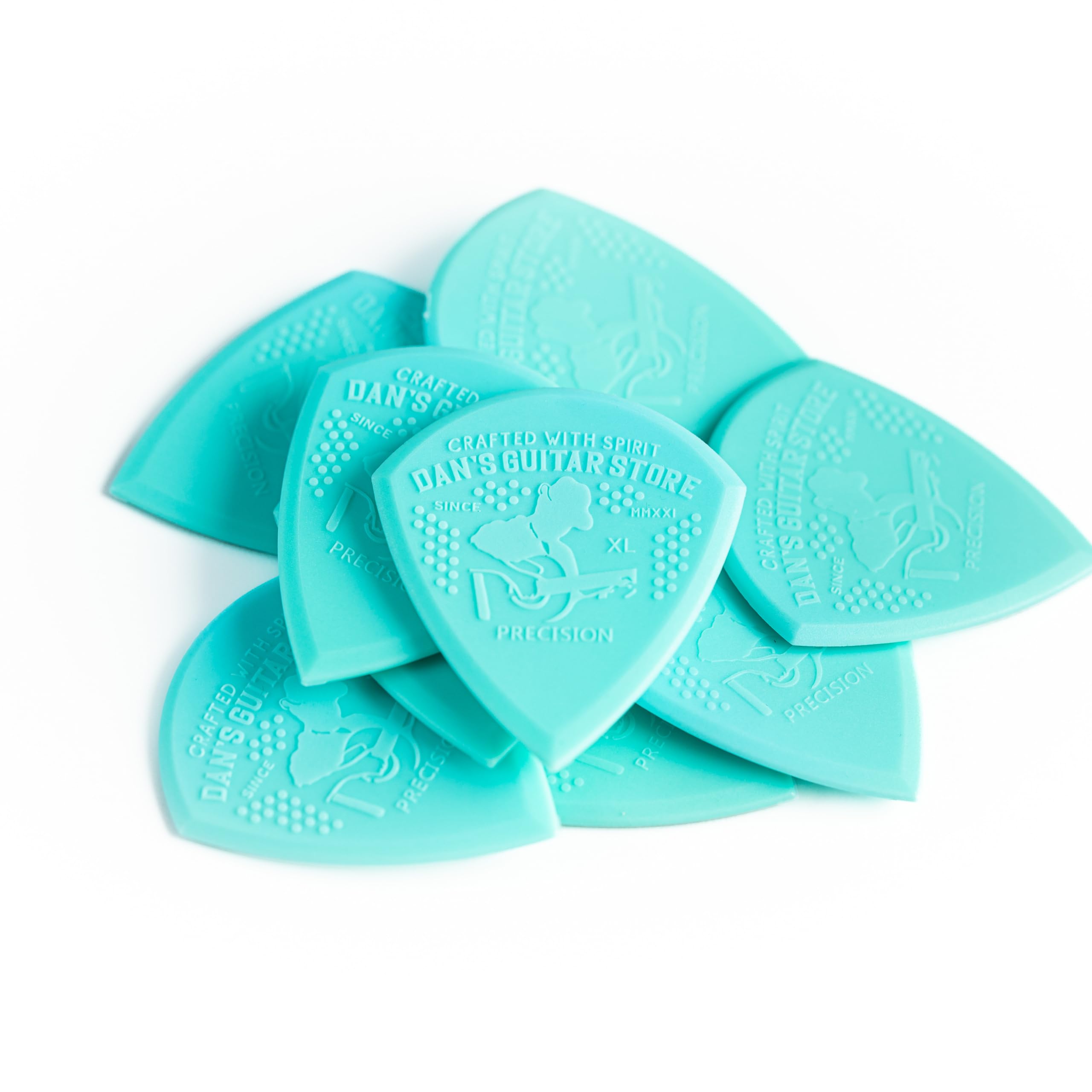 The Precision Pick - 10-Pack - Premium high grip extra precision high visibility plectrums from Dans Guitar Store (Precision Pick XL, 1.6mm Extra-Large)