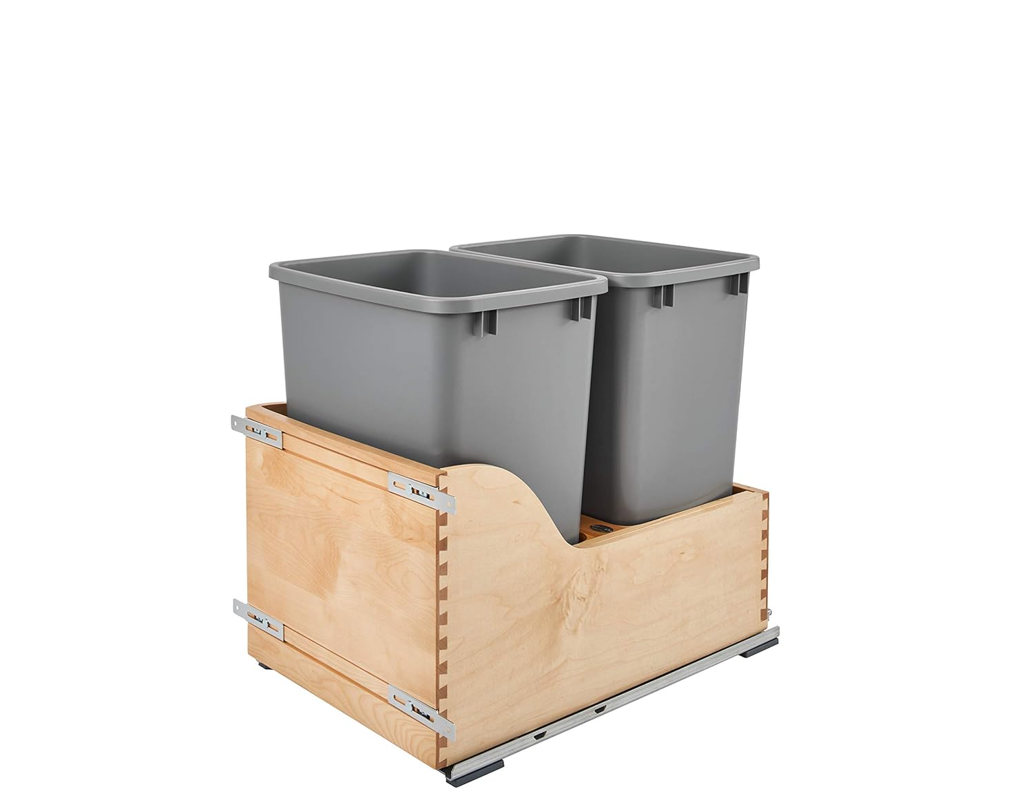 Best Pull Out Trash Can Base Kitchen Cabinet 35 Quart