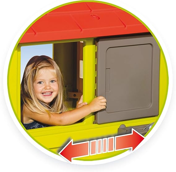 smoby nature playhouse with summer kitchen