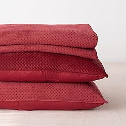 KASENTEX Plush Poly Velvet Lavish Design Quilt Set