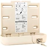 McKesson Prevent Sharps Locking Wall Cabinet, 10 x 4.35 x 9.36 in, 1 ct | for Biohazard Infectious Waste