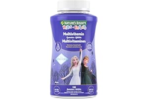 NATURE'S BOUNTY KIDS Multivitamin, Disney Frozen, Only 1g Sugar Per Gummy, Supports Immune System, Eye Health, Bones, And Tee