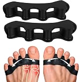 VYCE PrimalStep Toe Separators, Spreaders, Spacers, S/M | Straightener to Correct Toes for Men and Women, Bunion Corrector, Plantar Fasciitis and Athletic Mobility
