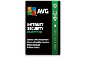 AVG Internet Security | 1 PC 1 Year | Email Delivery in 1 hour