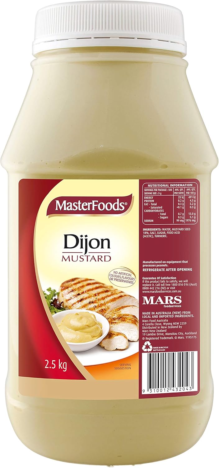 MasterFoods Dijon Mustard, 2.5kg Grocery & Gourmet Food