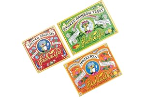 Fishwife Smoky Trio 3-Pack (Smoked Rainbow Trout, Smoked Salmon, Smoked Mackerel) | Gluten Free, High Protein, Omega-3s | Hand-Packed