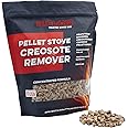 RUTLAND PRODUCTS Pellet Stove Creosote Remover, Chimney & Flue Cleaning Wood Pellets, 4 Pound Bag