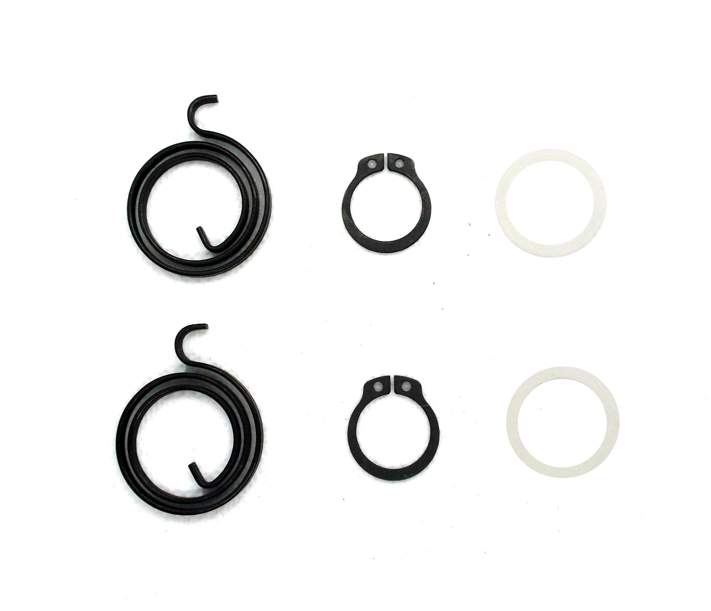 FixitFlo Door Handle Repair KIT: 2 Springs 2 Circlips and 2 Nylon Washers (KIT 1B (2.5T x 3mm circlips & 20.7mm)