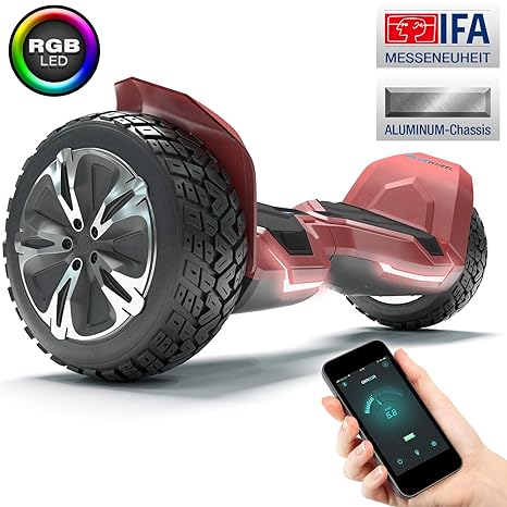 8.5“ Premium Offroad Hoverboard Bluewheel HX510 SUV; Deutsche Qualitäts Marke; Kinder Sicherheitsmodus & App - Bluetooth; Sta