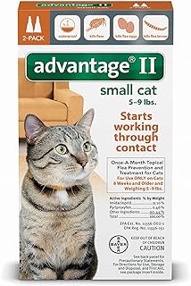 advantage ii flea treatment for large cats over 9 lbs