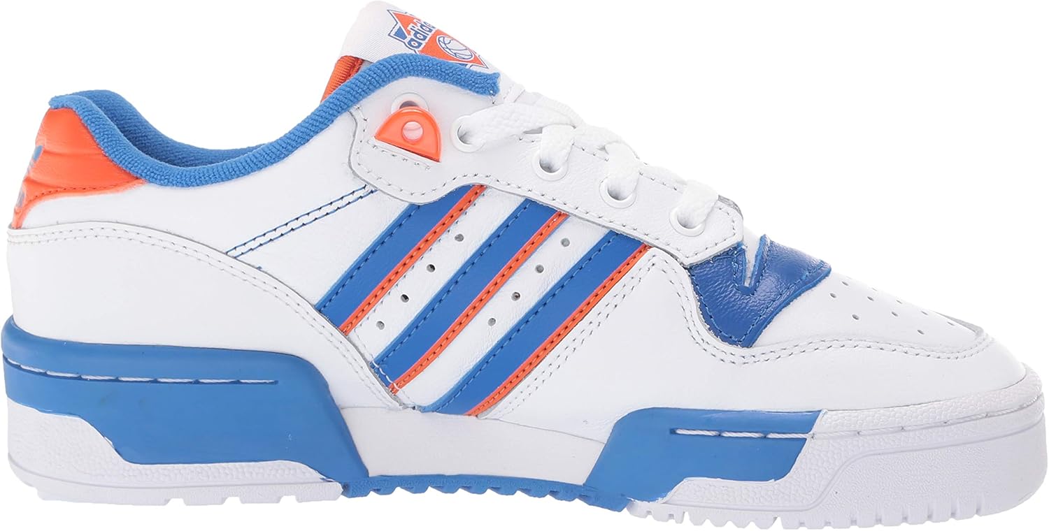 adidas rivalry low white blue orange