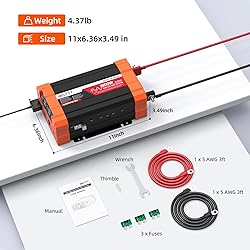 BELTTT 1000Watt Pure Sine Wave Inverter 12V DC to