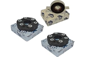 Fits BMW F07 F10 DRIVESHAFT CENTER SUPPORT BEARING + DRIVESHAFT FLEX DISC JOINT SET 3