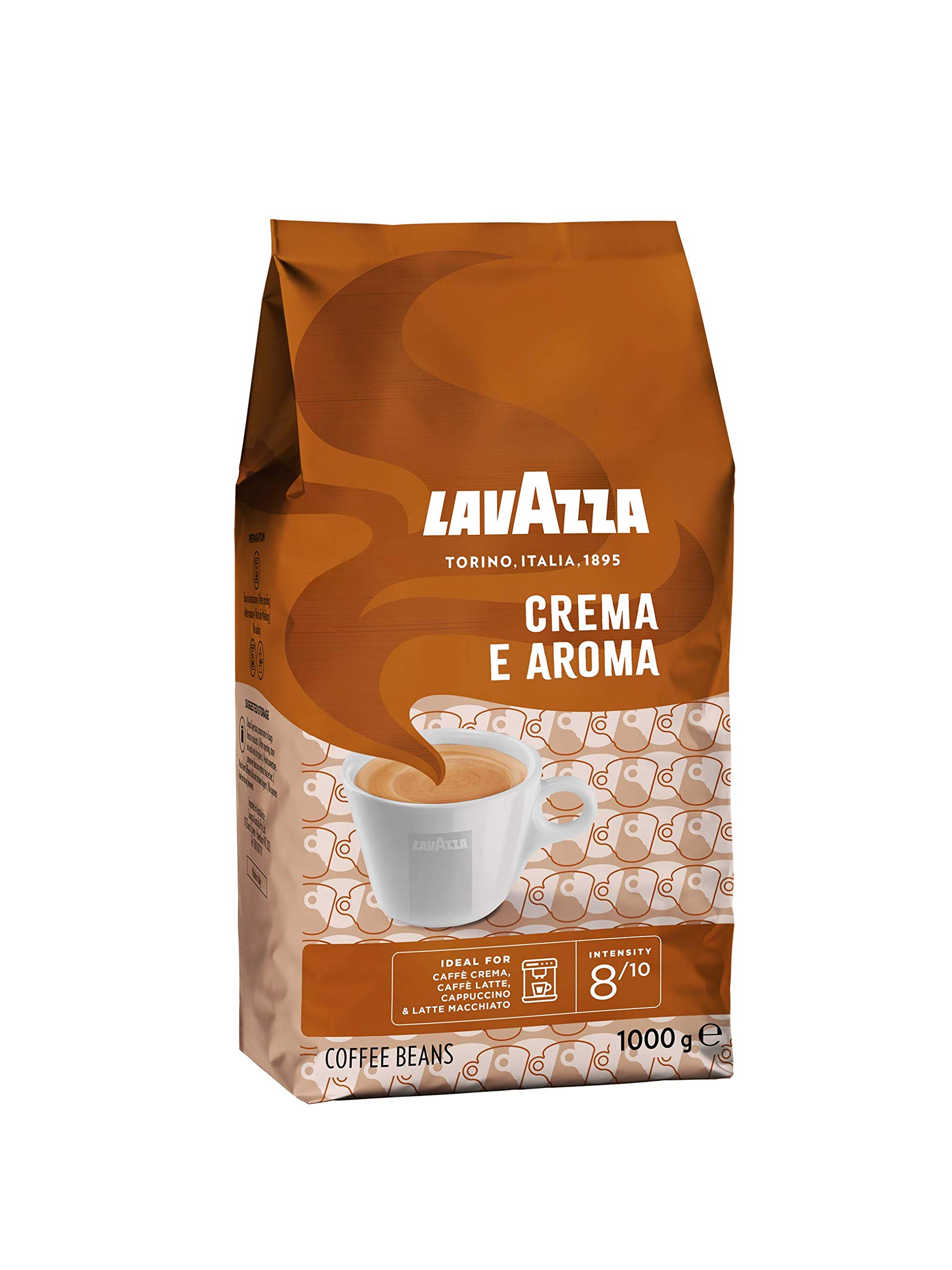Lavazza Crema e Aroma, Arabica and Robusta Medium Roast Coffee Beans