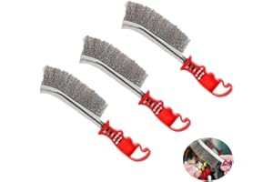 MNIXY JIAYOUXILE Wire Brush-Steel Stainless Steel Wire Wire Brush for Automotive, Cleaning Welding Slag and Rust, Brush for Rust Paint Removal Hand Tool