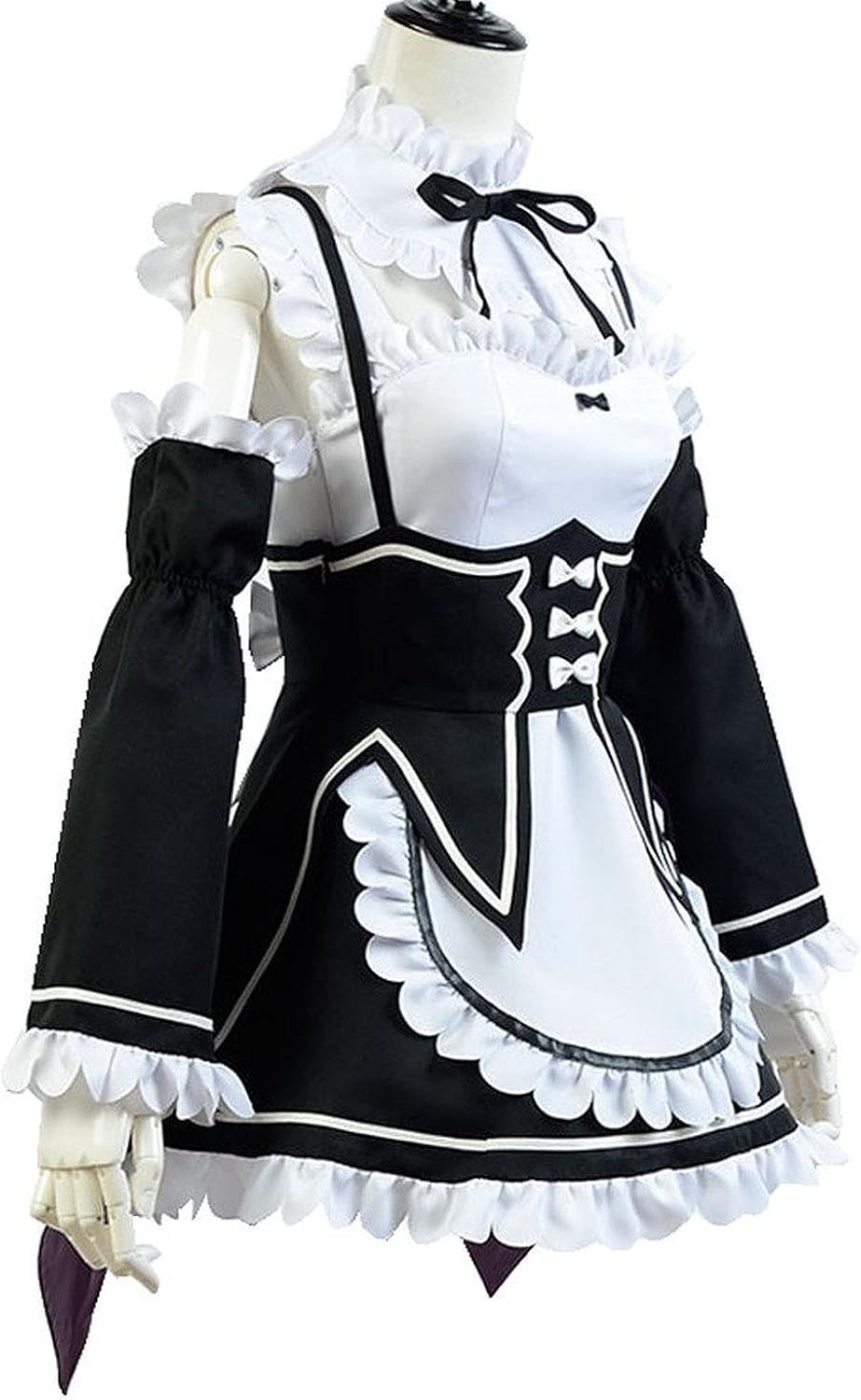 Ya-cos Re Life in a Different World from Zero Manga Zero Rem/Ram Maid Dress Outfit Cosplay Costume: Clothing