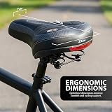 ZENO Bike Seat Reflector Comfort Shockproof Springs Punching Foam view 3