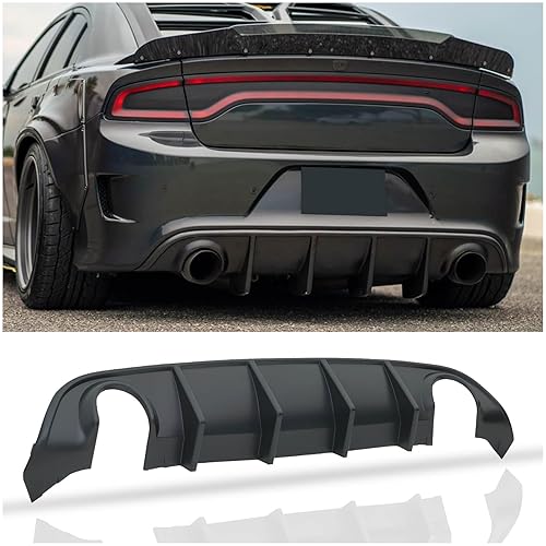 WildWell Rear Diffuser for 2015-2024 Dodge Charger SRT Rear Bumper Lip ...