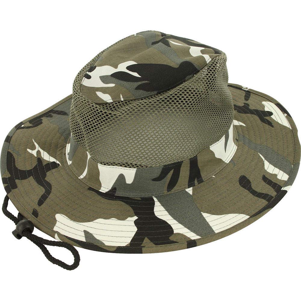 snow camo boonie hat