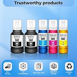 502 Ink Refill Bottles ET-2850 ET-15000 ET-3850
