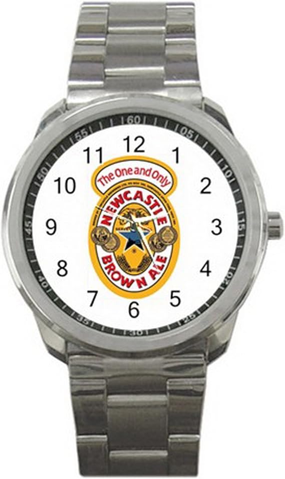 Newcastle Marrón Ale cerveza UK9WLGO609 de hombre pulsera de acero