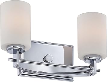 Quoizel Ty8602c Taylor Bath Vanity Wall Lighting Lights 2 Light 200 Watts Polished Chrome 8 H X 13 W Vanity Lighting Fixtures Amazon Com