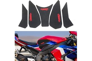 KATIE DEVI Tank Pad CBR1000RRR SP CBR1000RR-R 2020 ~/CBR1000RR-R FIREBLADE/SP 2022~2025 Motorcycle Tank Pad Anti-Slip Tank Pad Protective Sticker Side Tank Pad Traction Pad Black CBR1000RRR Fireblade SP