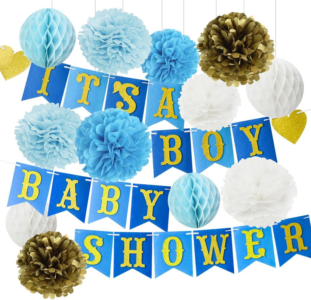 Amazon Com Baby Shower Decorations For Boy Baby Shower It S A