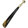 Long Handled Handmade Shoehorn Made With Horn And Brass Premium Gift For Men And Women Shoehorn With Brass Handle Home Or Travel 12.5'' Size