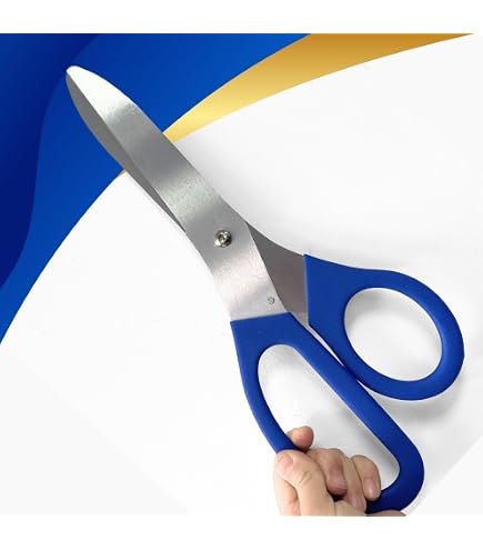 Ribbon Scissors 20-Inch Red Ribbon Cutting Scissors - Giant Ceremonial ...