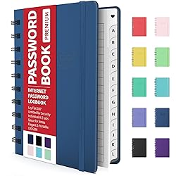 Forvencer Password Book with Individual