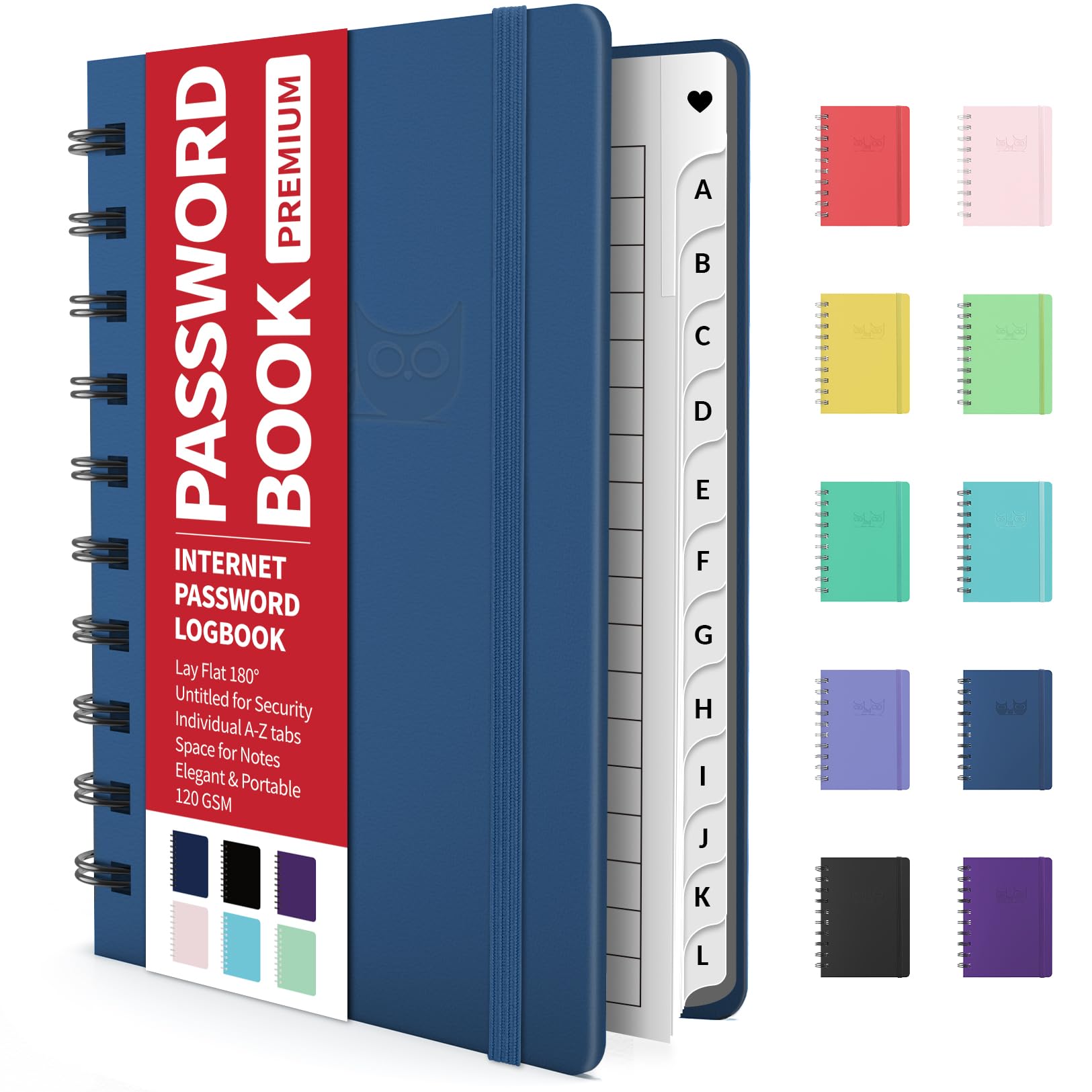 Forvencer Password Book with Individual