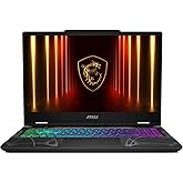 msi Cyborg 15 Thin & Light Gaming Laptop 15.6” FHD 144Hz – RTX 5060, Intel Core 5-210H, 16GB DDR5, 512GB SSD, Wi-Fi 6E, Windows 11, B2RWFKG-295US