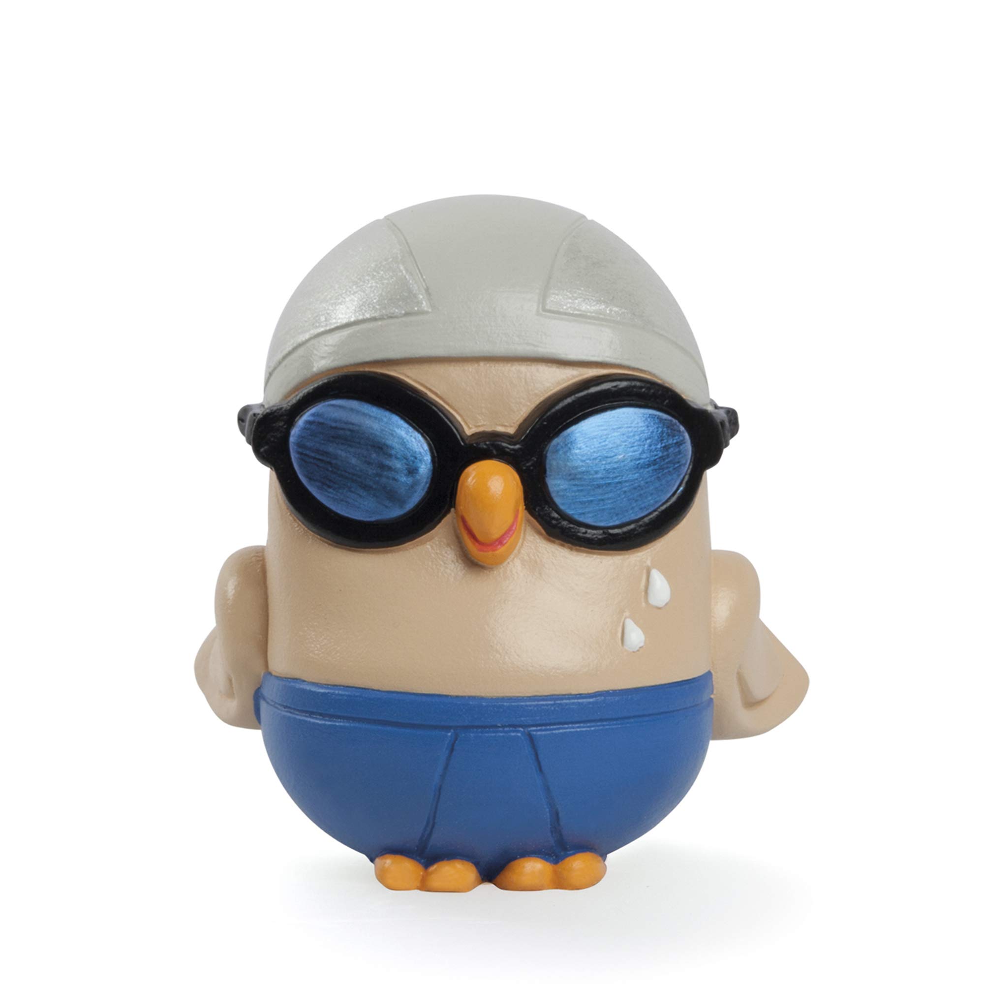 Studio Egan ml18sp/2nu Swimming Figurine Model Goofi, Ceramic, mutlicolore, 8 x 8 x 10 cm