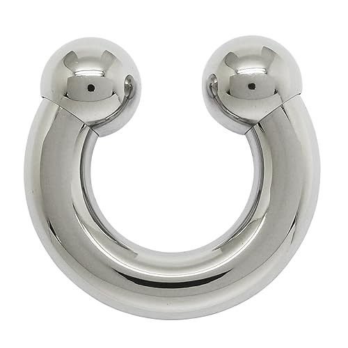 ACE Surgical Steel Large Gauge Body Piercing Ring horseshose Circular