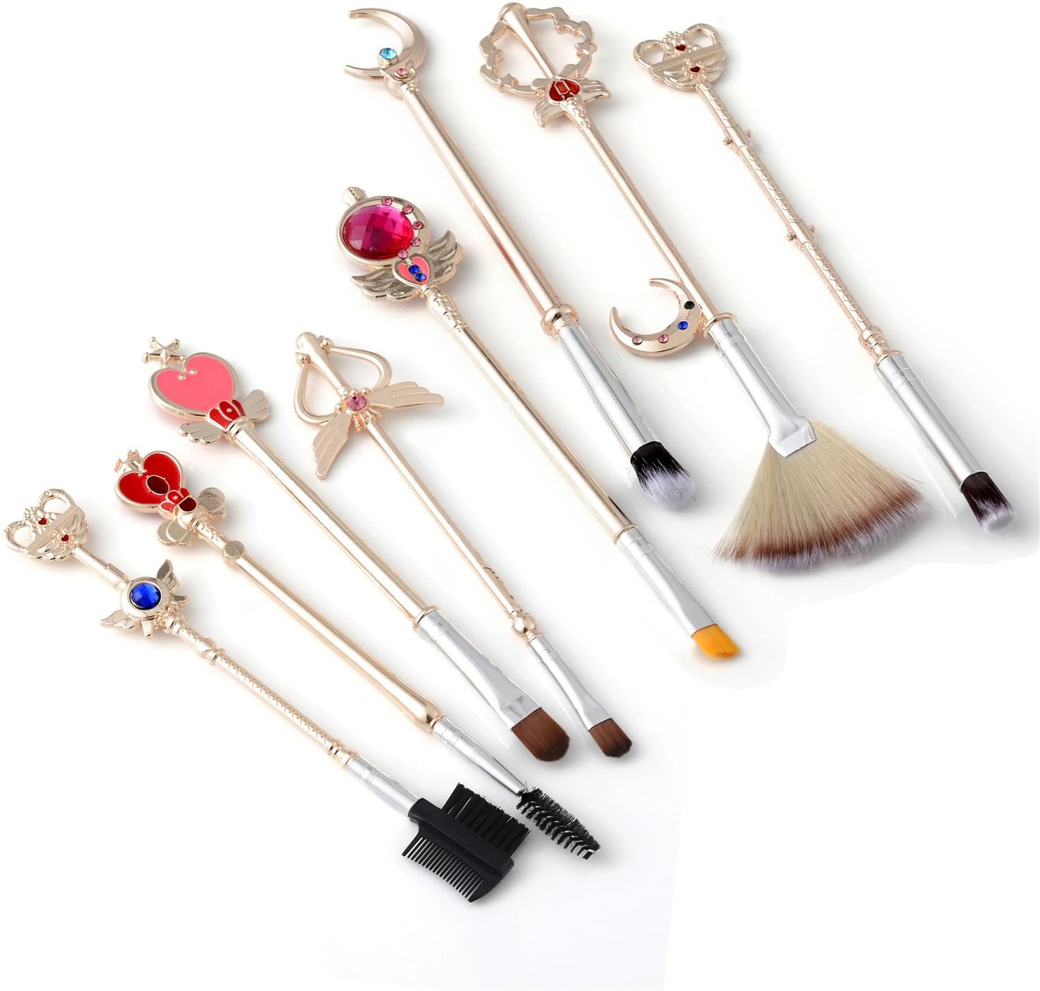 Sailor moon Make up Brush Cardcaptor Sakura Makeup outfit/Makeup Brush (Gold) (rose gold)