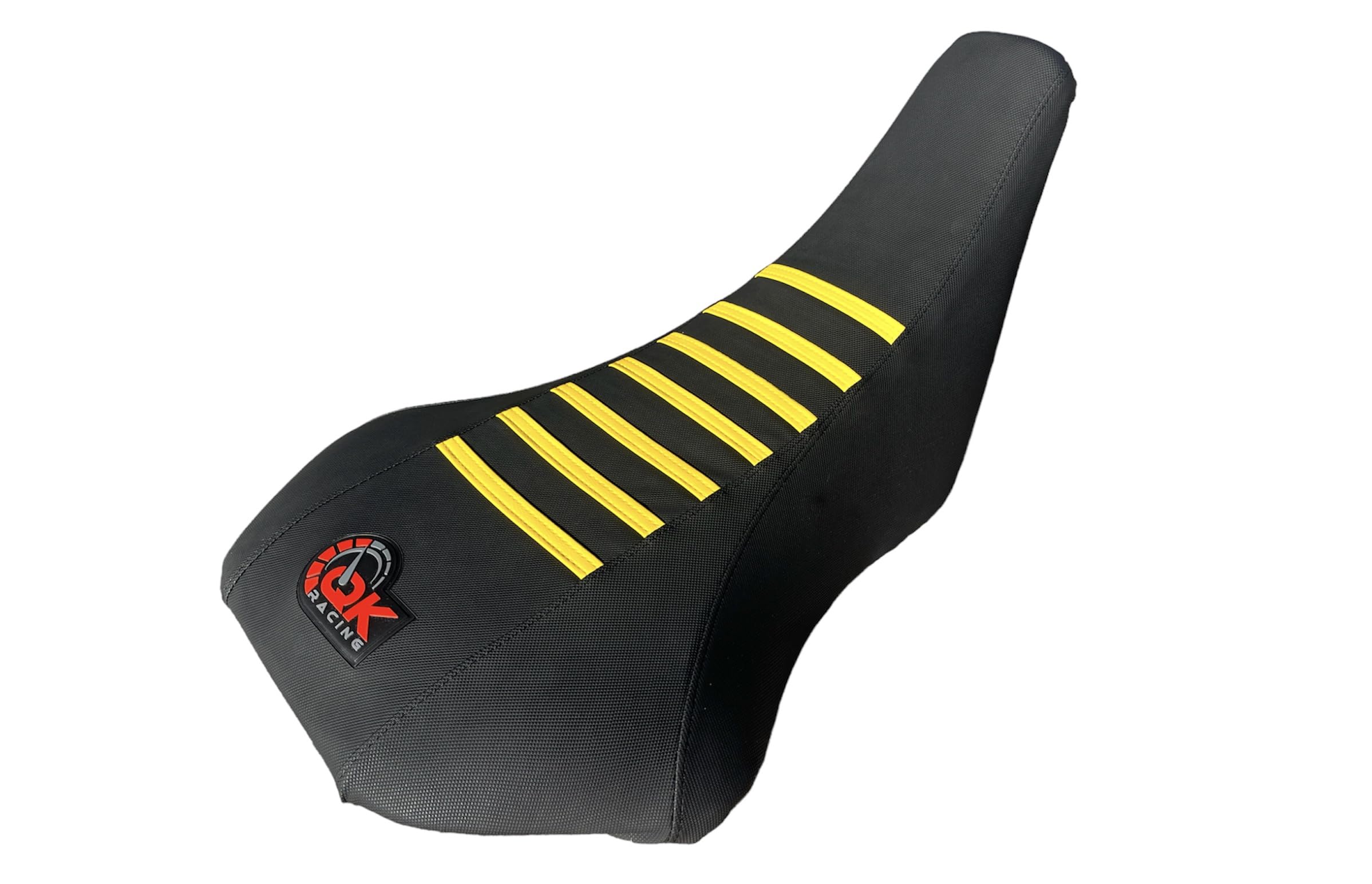 Photo 1 of QK RACING Seat Cover Compatible Fit for Suzuki LTZ 400 Z400 2003-2008 - Custom-Fit ATV Seat Protector (Black/Yellow)