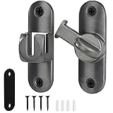 Qkenvo Flip Door Latch Gate Latches 90/180 Degree