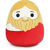 Tiralia Jesus Plush Toy - Religious Stuffed Doll - Jesus Plush Pillow - Faithful Lovers and Easter Basket Stuffed Gift (Red)