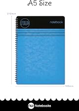 nu Notebooks Craze Cloud Range A5 Blue Wirebound Notebook 110 Pages Multipack view 3