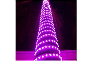Russell Decor 10ft/3m Led Rope Lights Lamps Kit Indoor Outdoor Decorative Lighting for Party Wedding Valentine's Day Backyard Patio Deck Bright Flexible String Tube Lights Waterproof- Pink