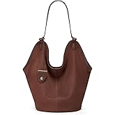 Slouchy Suede Hobo Tote Bag for Women Trendy Suede Purse Large Capacity Shoulder Handbag Retro Satchel 2026