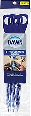 Dawn Straw Cleaning Brush for Reusable Straws, 4 pack