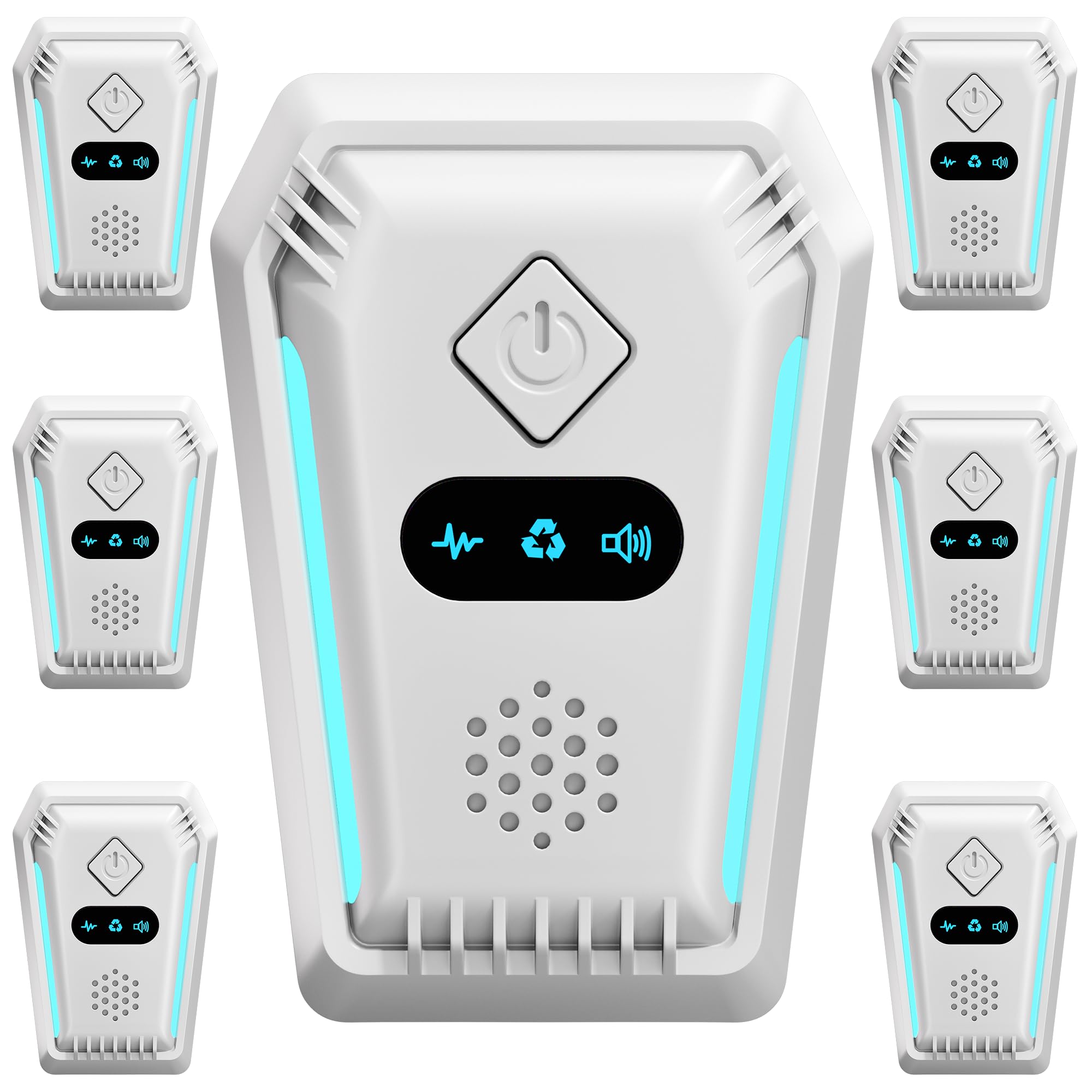 Photo 1 of (2026 Upgraded) Ultrasonic Rodent & Pest Indoor Repeller - Stronger Driving Force, Repellent for Mouse, Mice, Rats, Roaches, Ants, Spiders, Bugs, Home Plug-in Device, 3 Mode Switching (6 Pack)