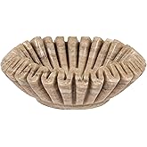 Creative Co-Op Round Marble Pleated Dish, Green